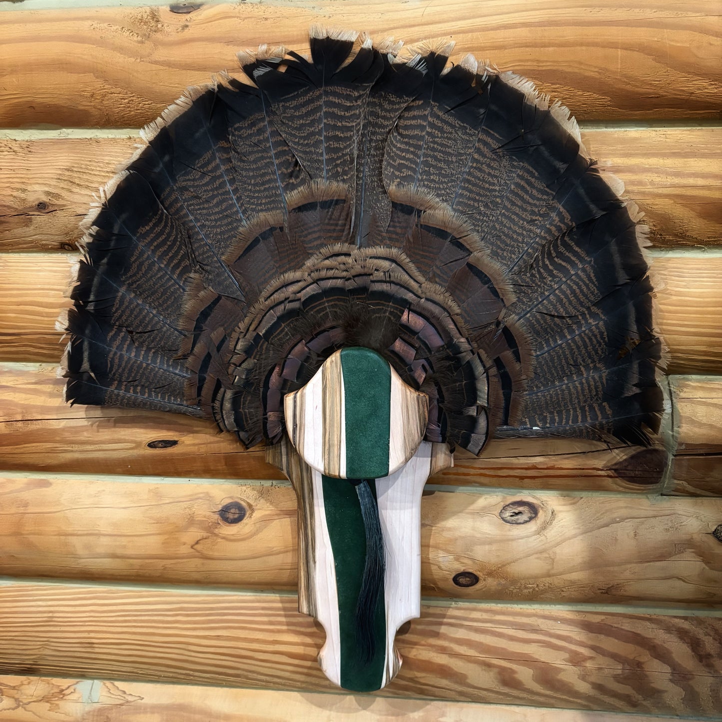 Epoxy Turkey Fan Plaque