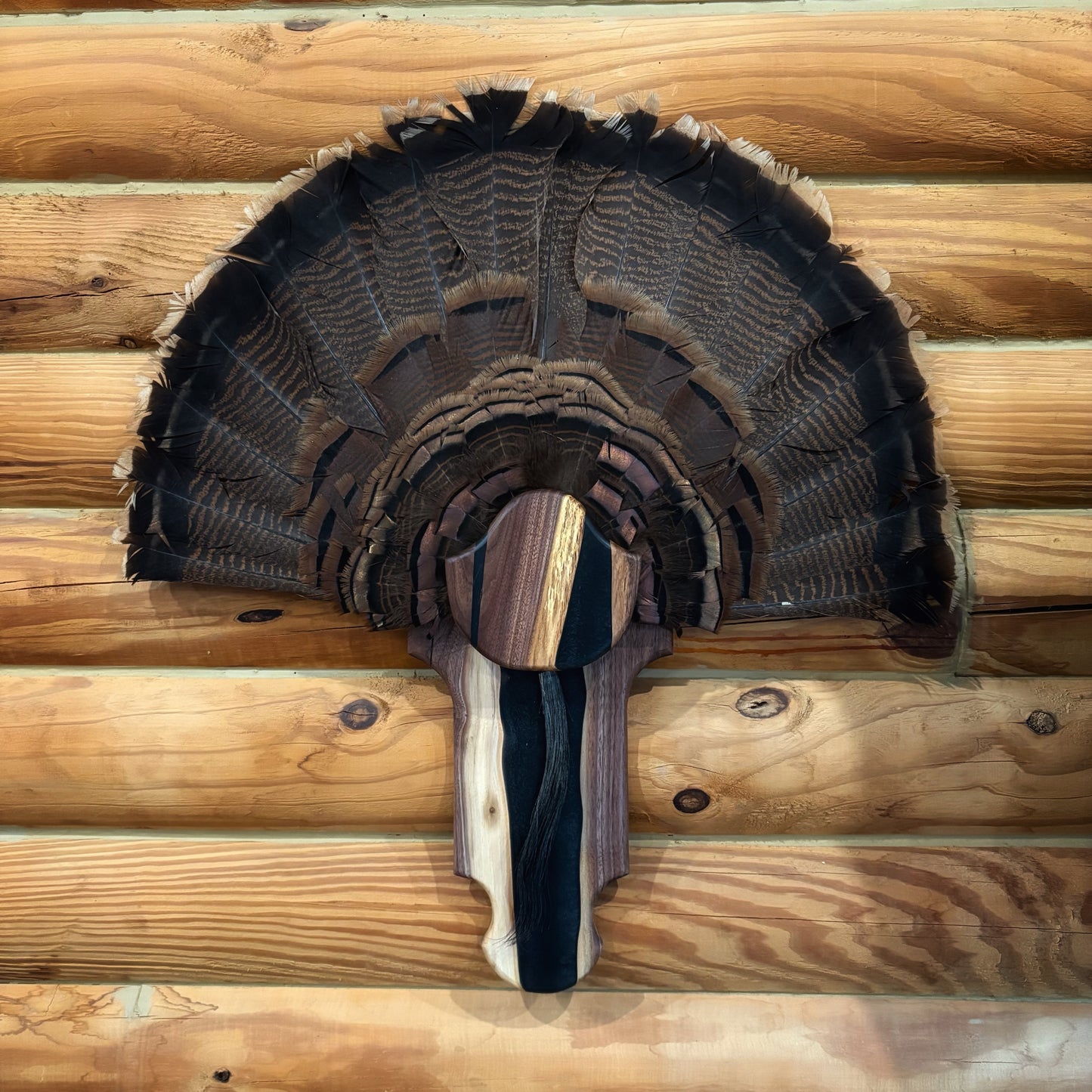 Epoxy Turkey Fan Plaque