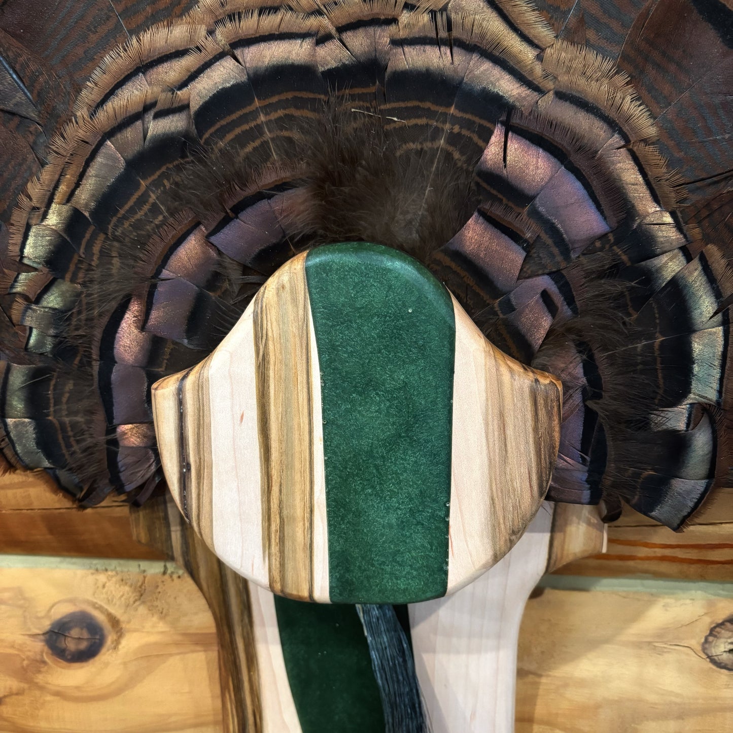 Epoxy Turkey Fan Plaque