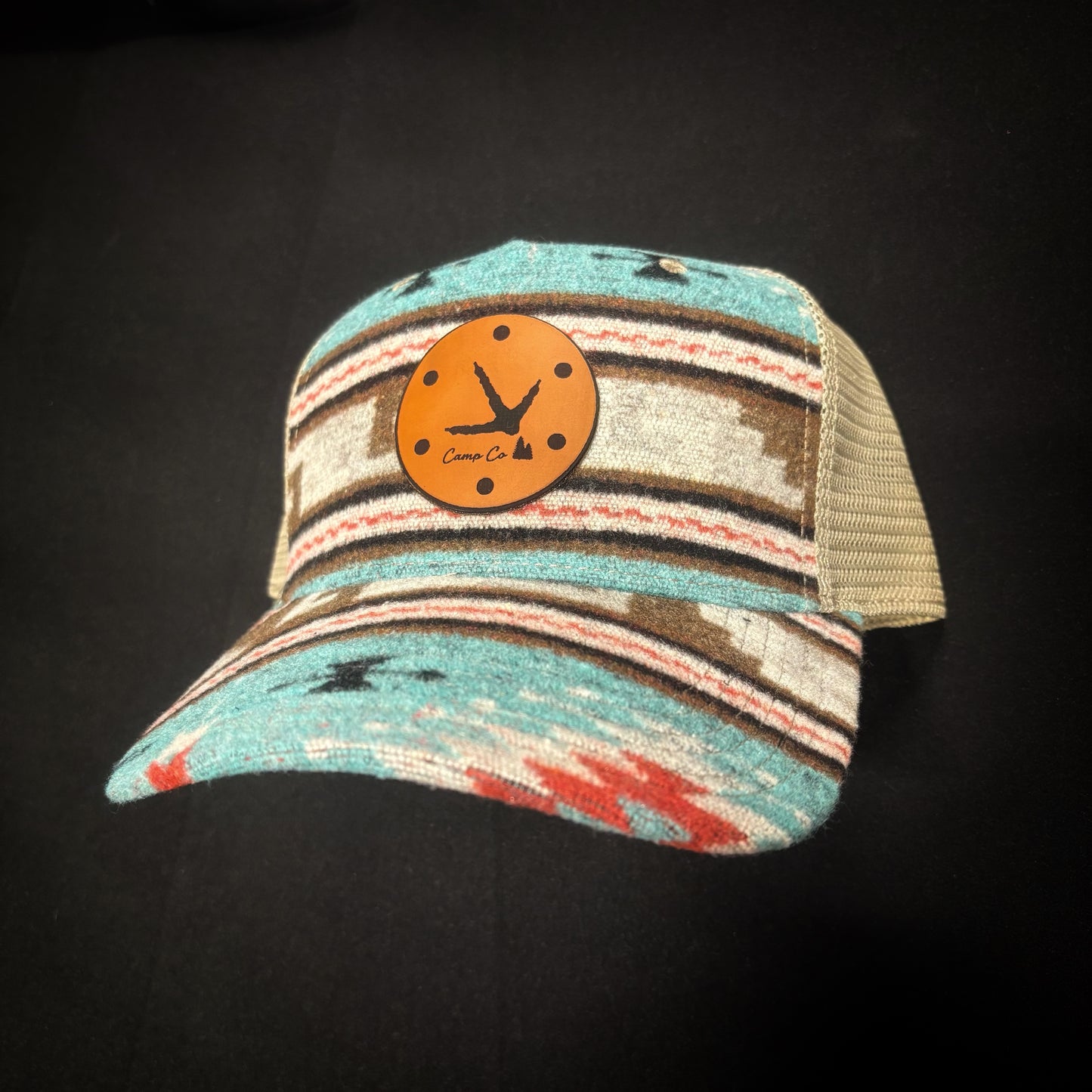 Camp Co. Turkey Track Pot Call Patch Hat