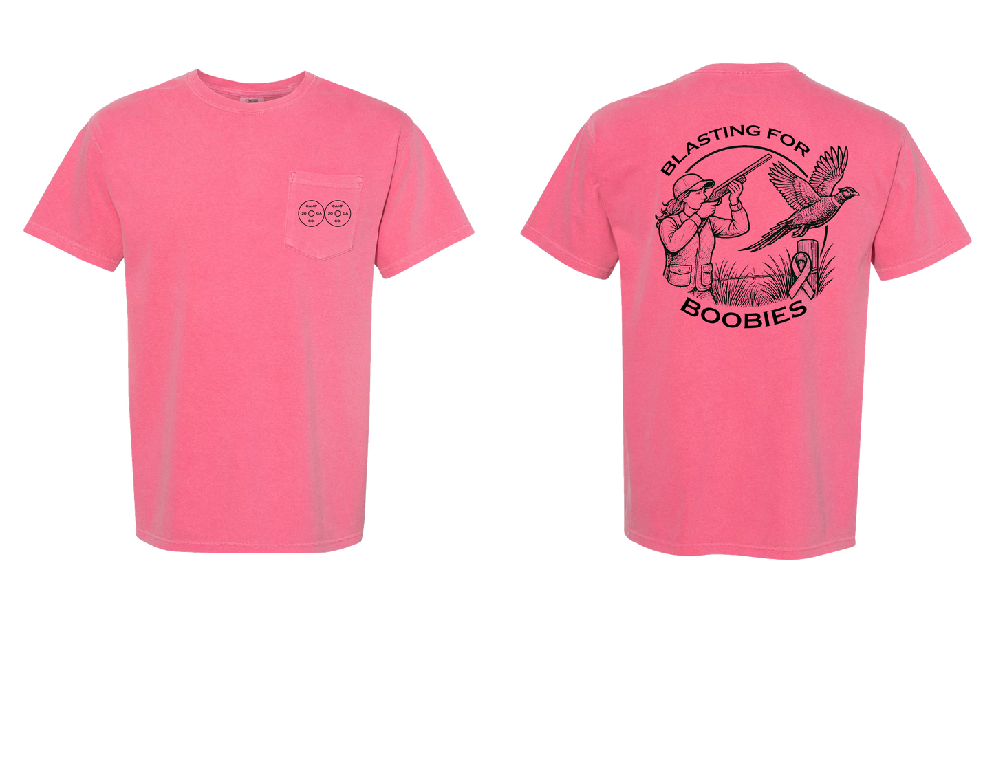 Blasting for Boobies Preorder Tees