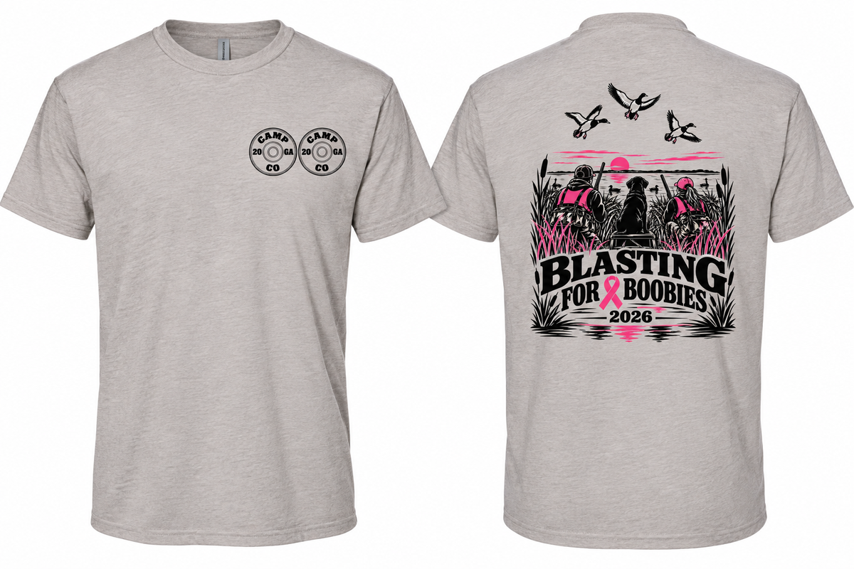Blasting for Boobies - Waterfowl - Pre-order Tee