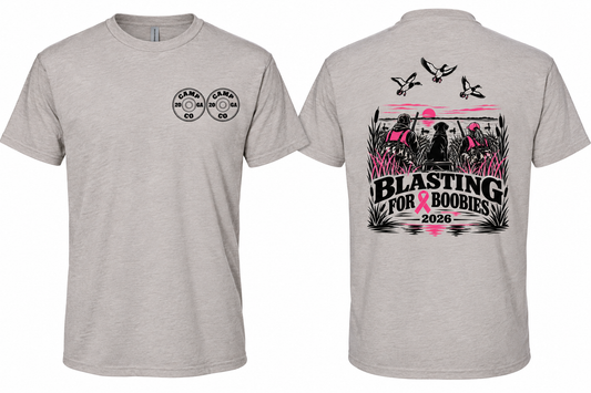 Blasting for Boobies - Waterfowl - Pre-order Tee