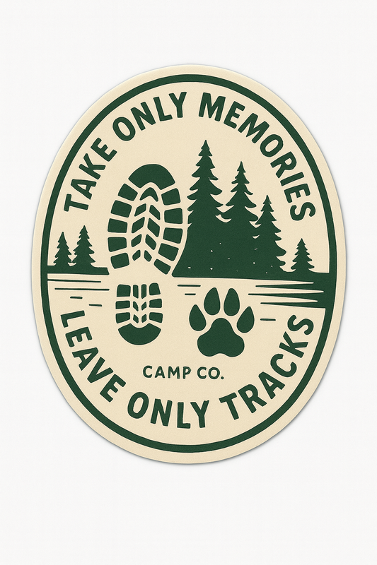 Take Only Memories, Leave Only Tracks Sticker