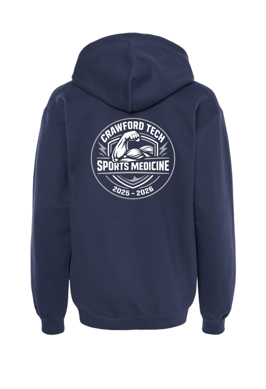 Crawford Tech Spirit Wear Hooded Sweatshirt