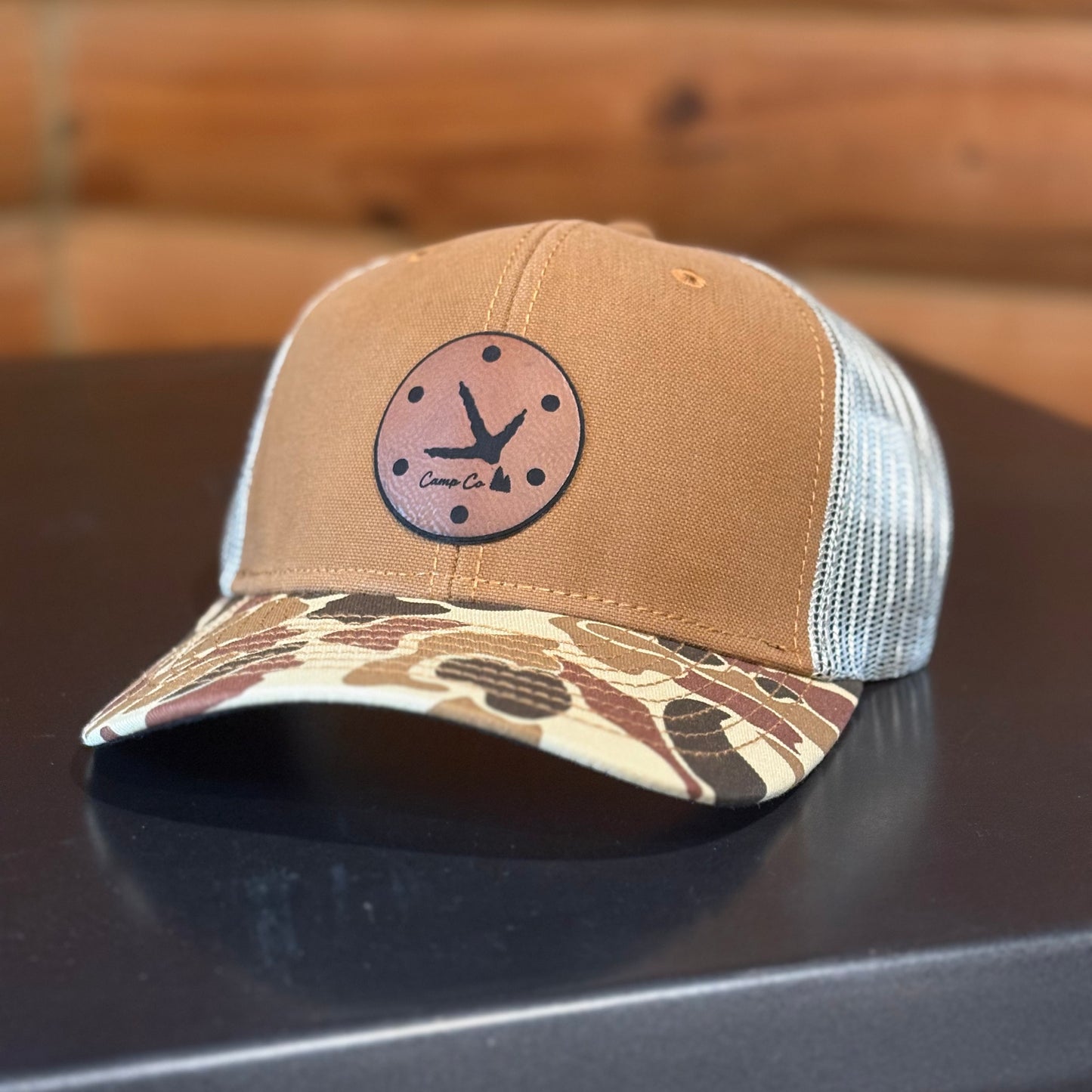 Camp Co. Turkey Track Pot Call Patch Hat