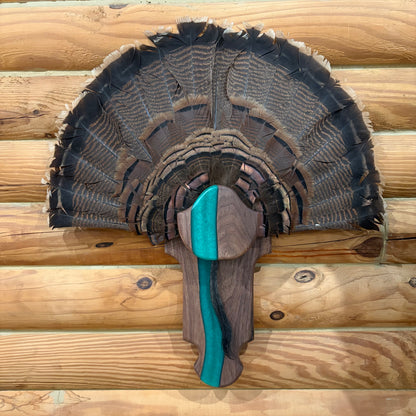 Epoxy Turkey Fan Plaque