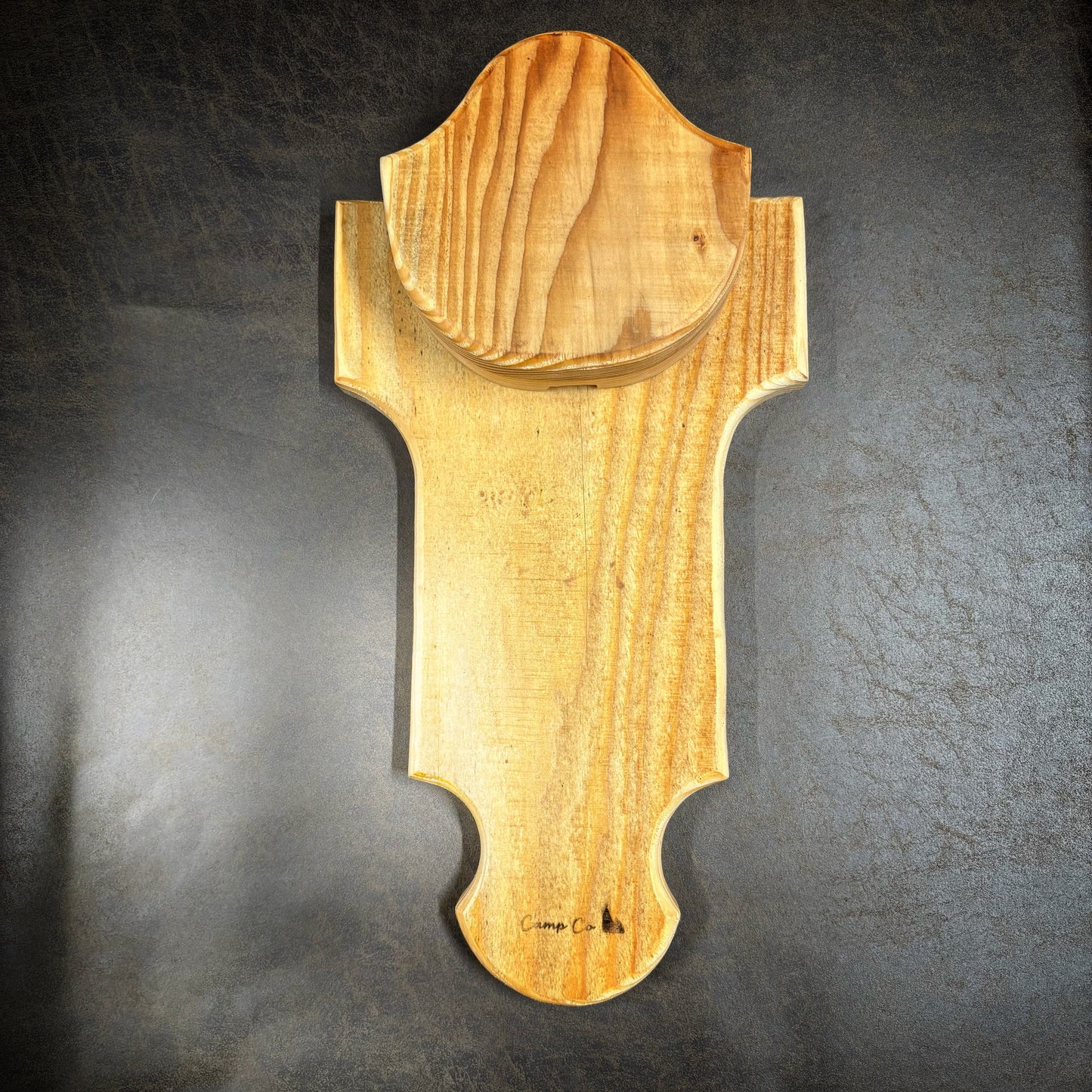 Rough Cut Hemlock Turkey Fan Plaque