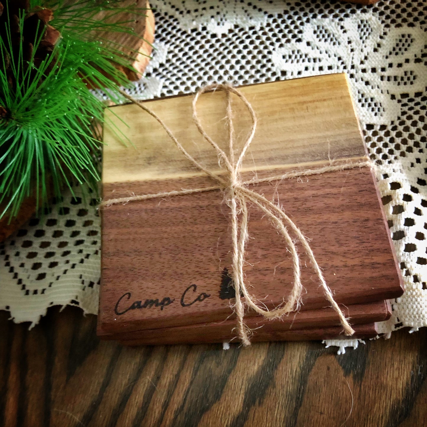 Hardwood Coasters